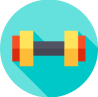 two dumbells